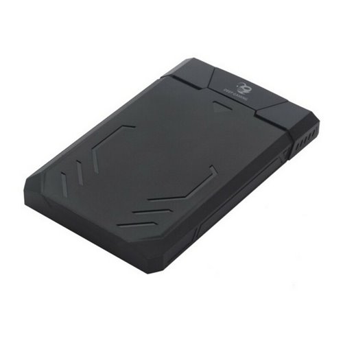 Hårddiskkabinett CoolBox DG-HDC2503-BK 2,5" USB 3.0 Svart USB 3.0 SATA