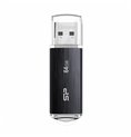 USB-minne Silicon Power Blaze B02 Svart 64 GB