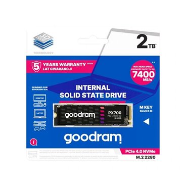 GoodRam 硬盘 PX700 固态硬盘 SSDPR-PX700-02T-80 2 TB 固态硬盘