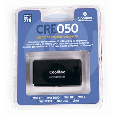 Kortläsare CoolBox CRCOOCRE050 Svart