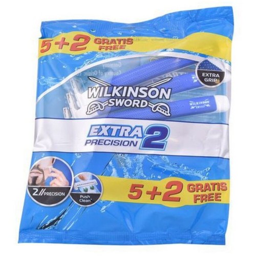 Engångsrakhyvel Extra2 Precision Wilkinson Sword (7 uds)