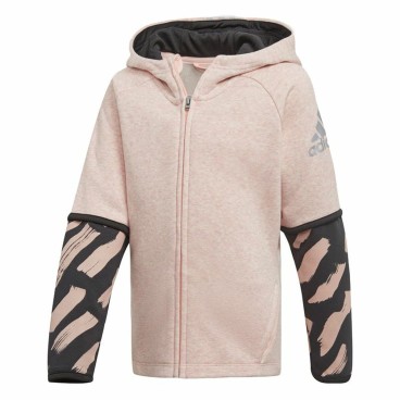 Jacka Barn Adidas Cover Up Ljusrosa