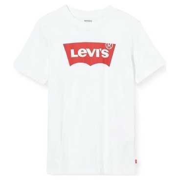 Levi's 儿童蝙蝠翼短袖 T 恤 4 岁 白色