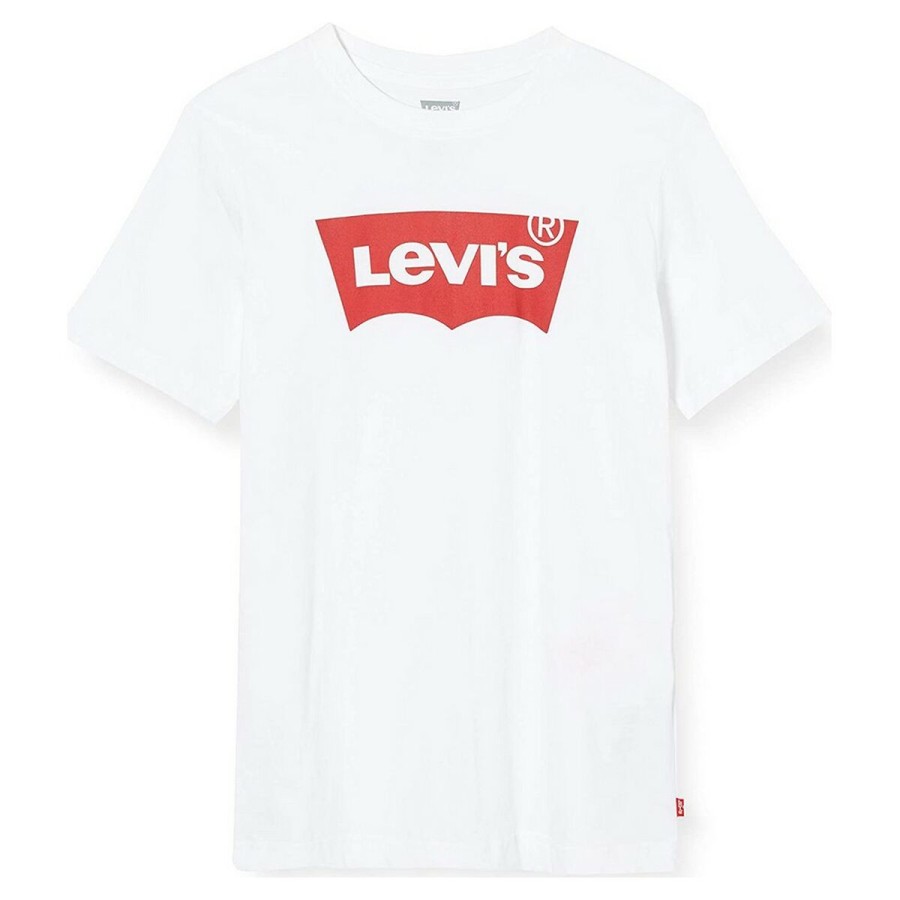 Levi's 儿童蝙蝠翼短袖 T 恤 4 岁 白色