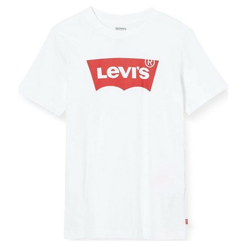 Barn T-shirt med kortärm Levi's Batwing 4 år Vit