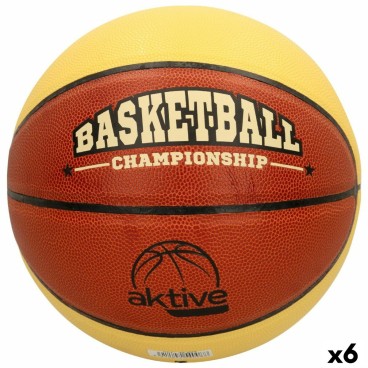 Basketboll Aktive 5 Beige Orange PVC 6 antal