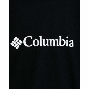 T-shirt med kortärm Herr Columbia CSC Basic Logo Svart