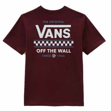 Vans 棕色斯塔克顿儿童短袖 T 恤