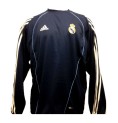 Adidas 皇家马德里队（Real Madrid CF）蓝色男士无兜帽衬衫