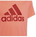 Adidas 儿童短袖 T 恤，专为 "宽松运动 "设计