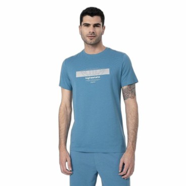T-shirt med kortärm Herr 4F M304 Blå Indigo
