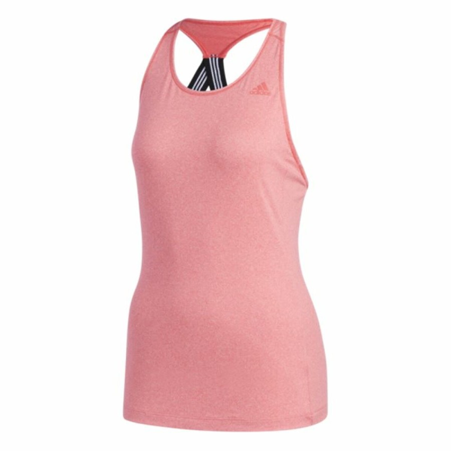 Ärmlös sporttröja Dam Adidas 3 Stripes Tank Rosa