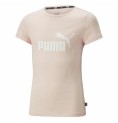 Barn T-shirt med kortärm Puma Ess Logo