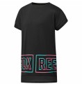 T-shirt med kortärm Dam Reebok Dance Girls Squad Svart