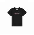 T-shirt med kortärm Dam Champion Crewneck Croptop Svart