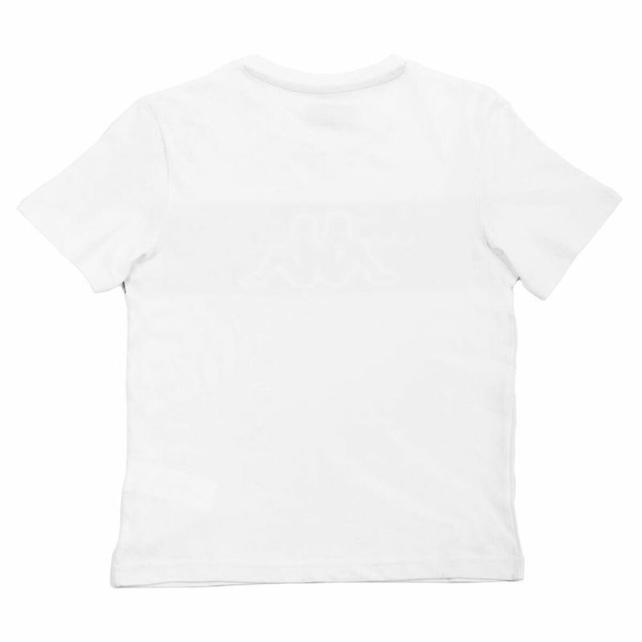 Barn T-shirt med kortärm Kappa Skoto K Vit