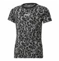 Barn T-shirt med kortärm Puma Alpha AOP Svart