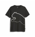 T-shirt med kortärm Herr Puma Graphics Big Svart