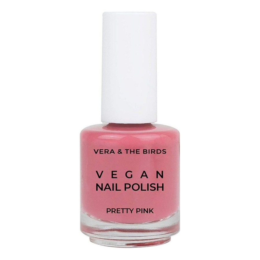 Vera & The Birds 指甲油 Vegan Nail Polish Pretty Pink（14 毫升）