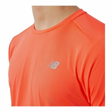 T-shirt med kortärm Herr New Balance Accelerate Orange