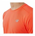 T-shirt med kortärm Herr New Balance Accelerate Orange