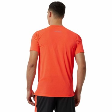 T-shirt med kortärm Herr New Balance Accelerate Orange