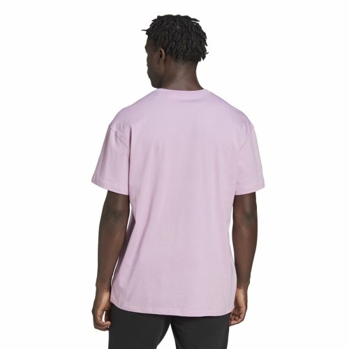 T-shirt med kortärm Herr Adidas Essentials Feelvivid Drop Lavendel