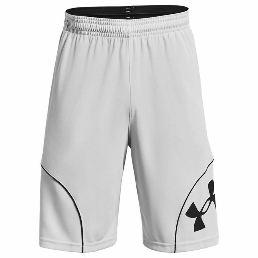 Under Armour Perimeter 28 厘米白色男士运动短裤