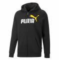 Puma 连帽运动衫 男士基本款 黑色双色