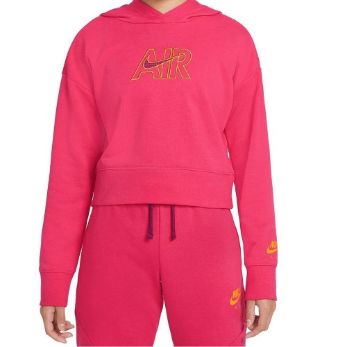 Luvtröja, Flickor  CROP HOODIE  Nike DM8372 666  Rosa