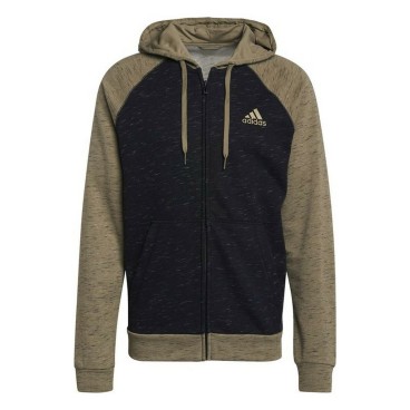 Långa träningsbyxor Adidas Regular Fit Tapered Cuff Svart Män