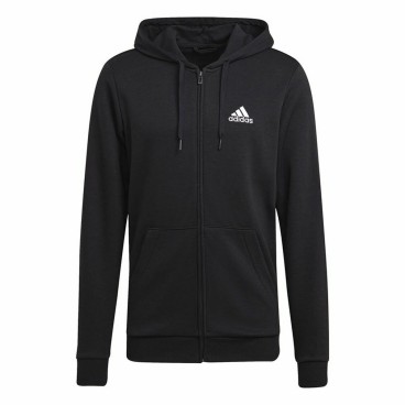 Träningsjacka Herr Adidas French Terry Big Logo Svart