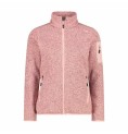 Sportjacka, Dam Campagnolo Melange Knit-Tech Rosa