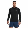 T-shirt med lång ärm Herr Under Armour STR Zip Svart