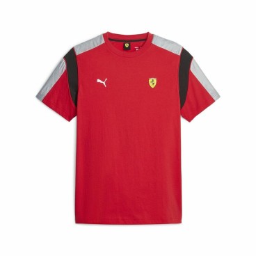 T-shirt med kortärm Herr Puma Ferrari Race MT7 Röd