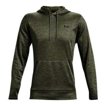 Tröja med huva Herr Under Armour Fleece Twist Oliv