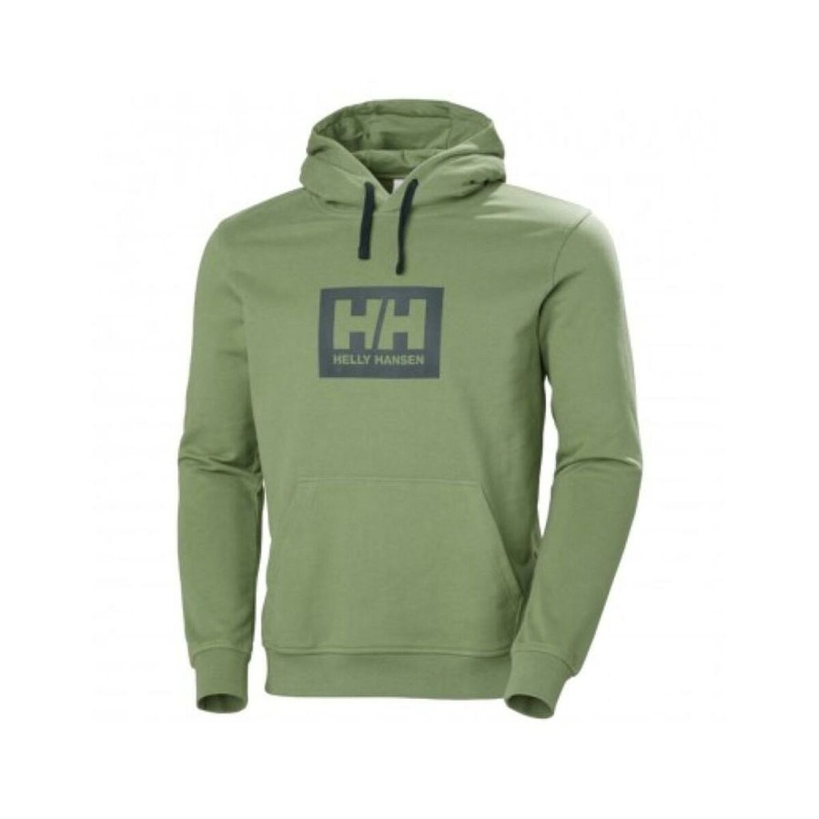 Helly Hansen 连帽男士运动衫 53289 406 绿色