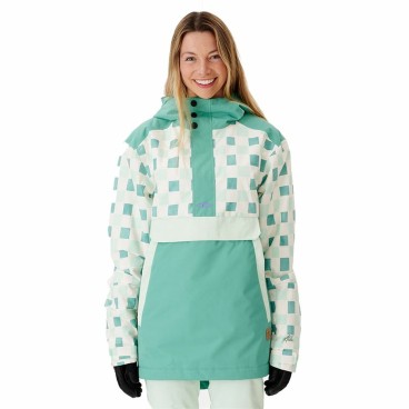 Sportjacka, Dam Rip Curl Rider Anorak Aquamarine