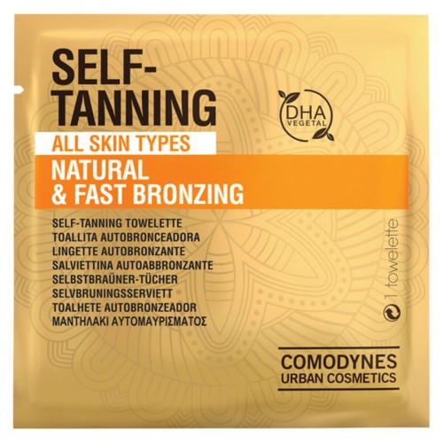 Självbronsande handdukar Natural & Fast Bronzing Comodynes Tanning