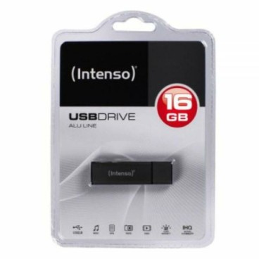 USB-minne INTENSO ALU LINE 16 GB Antracitgrå 16 GB USB-minne