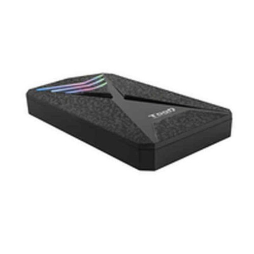 Hårddiskfodral TooQ TQE-2550RGB 2,5" SATA USB 3.0/3.1 Svart 2,5"