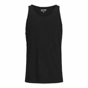 Tanktop, Herr Jack & Jones Tampa Slub Svart