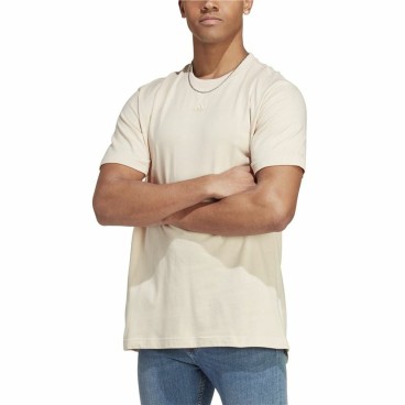 T-shirt med kortärm Herr Adidas All Szn Beige