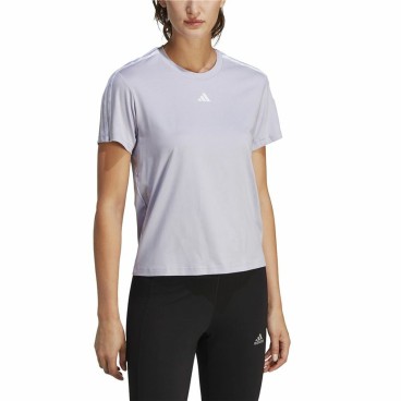 T-shirt med kortärm Dam Adidas Aeroready Train Essentials Lila Malva-färg