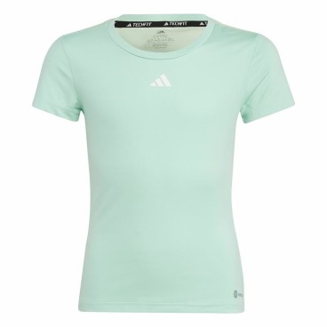 Barn T-shirt med kortärm Adidas Techfit Aeroready Sport Icons Grön