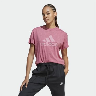 T-shirt med kortärm Dam Adidas Winrs 3.0 Ljusrosa