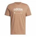 T-shirt med kortärm Herr Adidas Lounge Brun