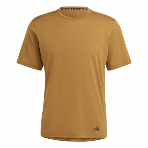 T-shirt med kortärm Herr Adidas Yoga Base Brun