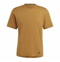 T-shirt med kortärm Herr Adidas Yoga Base Brun