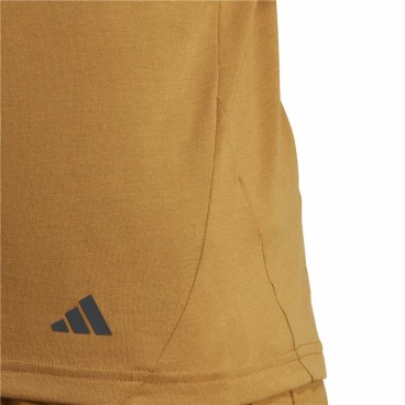 T-shirt med kortärm Herr Adidas Yoga Base Brun